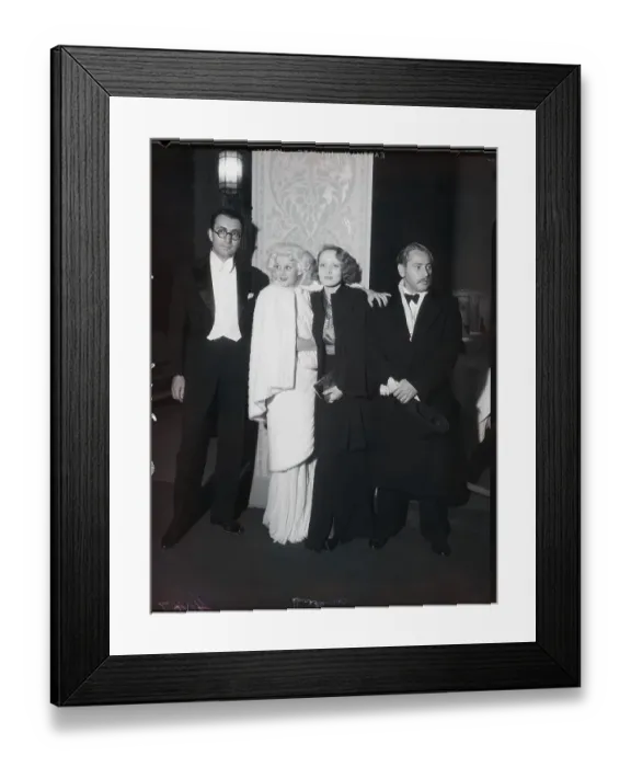 Framed Print : Group Photo Of Acters And Actresses