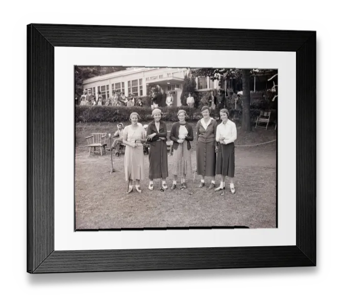 Framed Print : Women on Golf Course Framed Print : Women on Golf Course