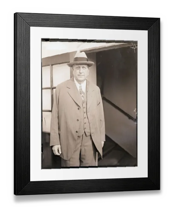 Framed Print : William Randolph Hearst on Ship Deck Framed Print : William Randolph Hearst on Ship Deck