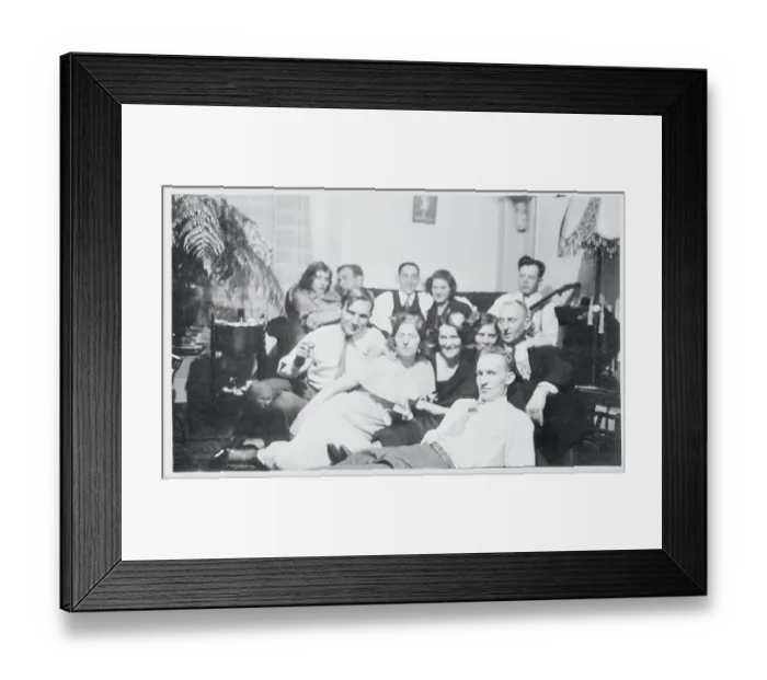 Framed Print : Pictures from the Hauptman Family Album