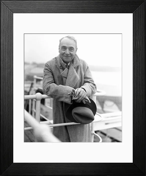 Framed Print : Portrait of Serge Koussewitzky Framed Print : Portrait of Serge Koussewitzky