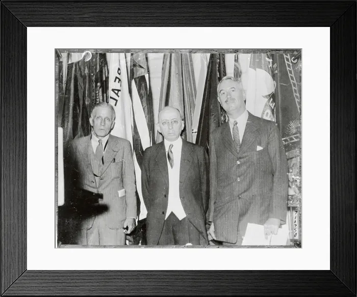 Framed Print : Robert McCormick Standing With Others Framed Print : Robert McCormick Standing With Others