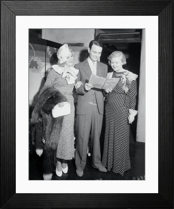 Framed Print : Portrait of Lela Rogers, Ginger Rogers and Lew Ayres Framed Print : Portrait of Lela Rogers, Ginger Rogers and Lew Ayres
