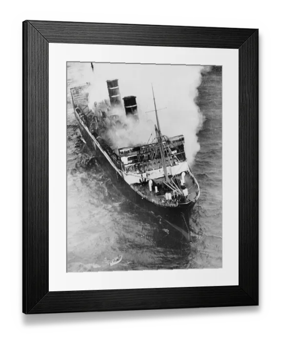Framed Print : Smoke Billowing Out from Morro Castle Framed Print : Smoke Billowing Out from Morro Castle