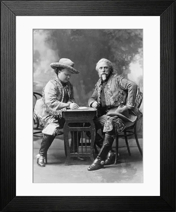 Framed Print : Buffalo Bill and Pawnee Bill Framed Print : Buffalo Bill and Pawnee Bill