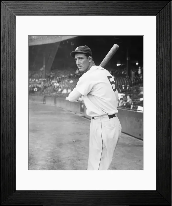 Framed Print : Hank Greenberg Batting Framed Print : Hank Greenberg Batting