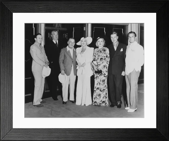 Framed Print : Actress Mae West and Family Members at Her Opening Premiere Framed Print : Actress Mae West and Family Members at Her Opening Premiere