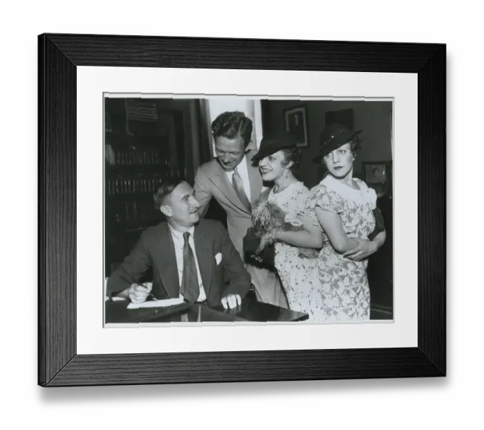 Framed Print : Hilton Siamese Sisters and Others