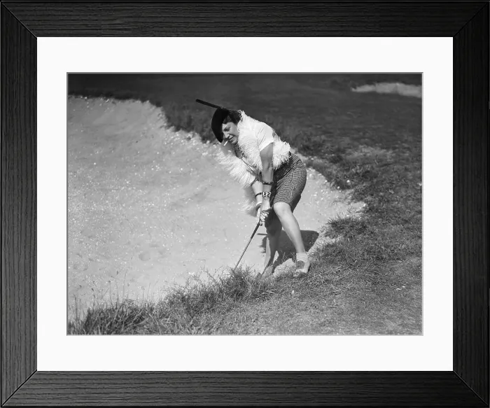Framed Print : Golfing in Inappropriate Clothing Framed Print : Golfing in Inappropriate Clothing