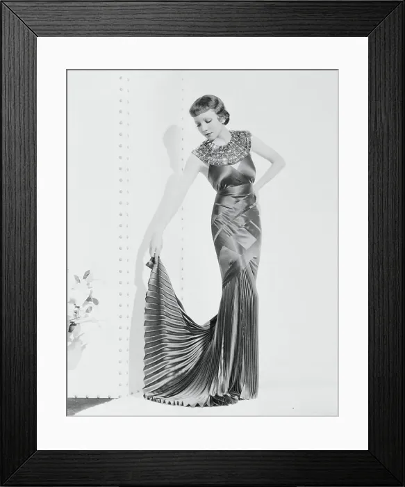 Framed Print : Portrait of Claudette Colbert Framed Print : Portrait of Claudette Colbert