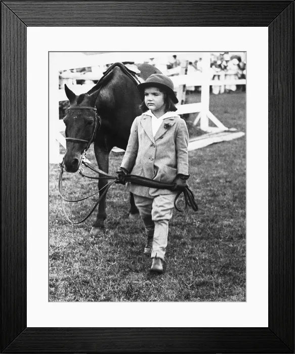 Framed Print : Jackie Bouvier Leading Pony Framed Print : Jackie Bouvier Leading Pony