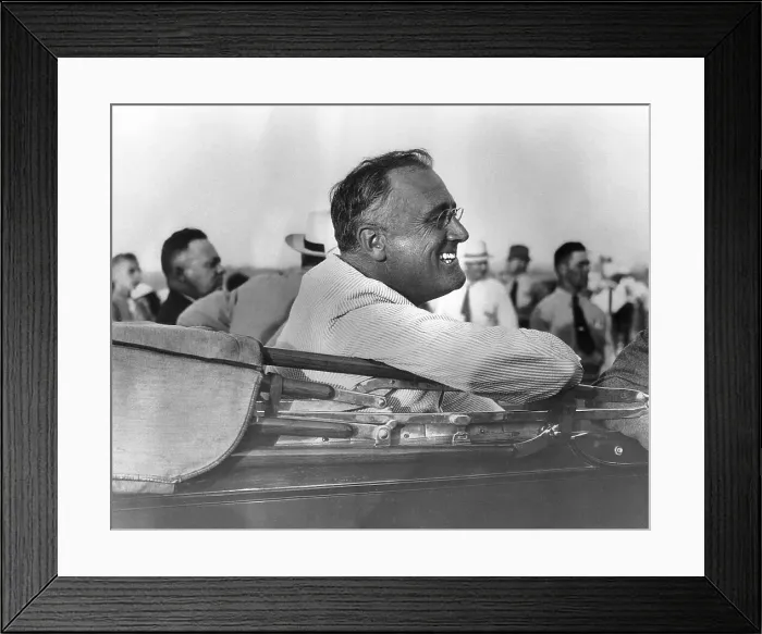 Framed Print : FDR at Fort Peck Dam Framed Print : FDR at Fort Peck Dam