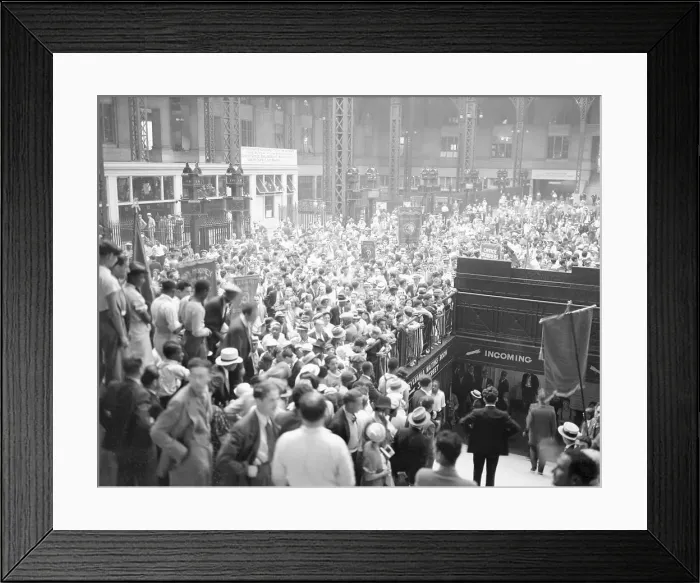 Framed Print : Overhead View of Crowd Framed Print : Overhead View of Crowd