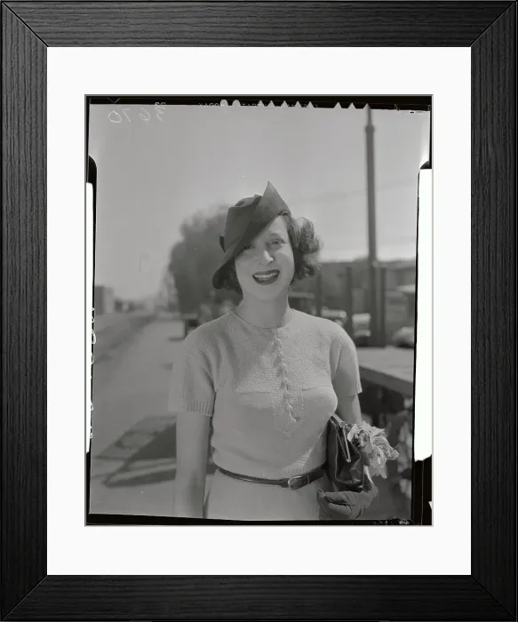 Framed Print : Portrait of Kitty Carlisle Framed Print : Portrait of Kitty Carlisle