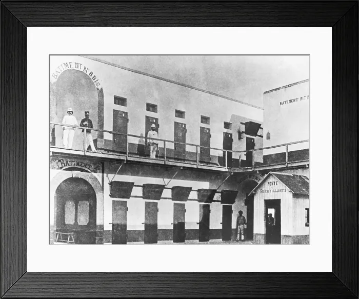Framed Print : Part Of Detention House On Devils Island Framed Print : Part Of Detention House On Devils Island