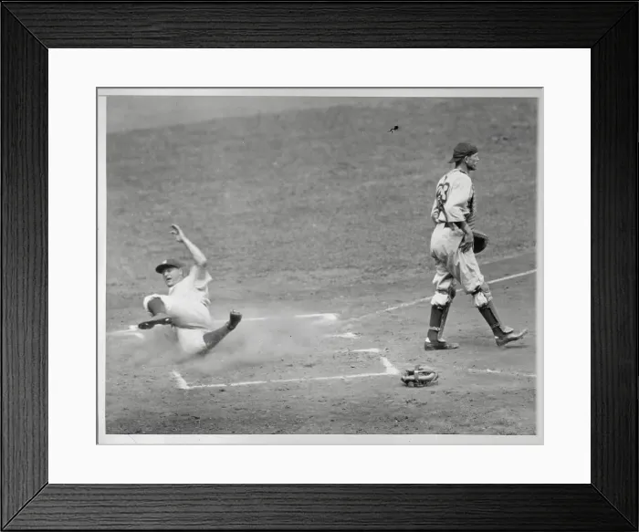 Framed Print : Lou Gehrig in Baseball Action Framed Print : Lou Gehrig in Baseball Action