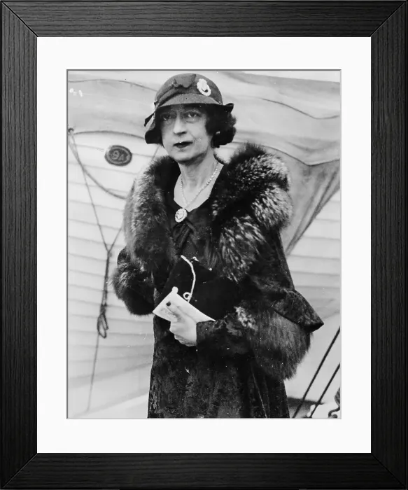 Framed Print : Evalyn McLean Posing in Exquisite Attire Framed Print : Evalyn McLean Posing in Exquisite Attire