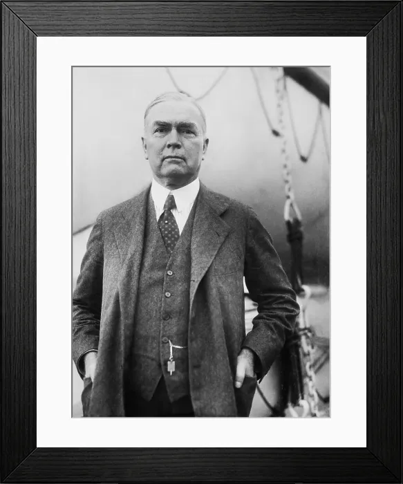 Framed Print : John R. Mott Posing for Camera Framed Print : John R. Mott Posing for Camera