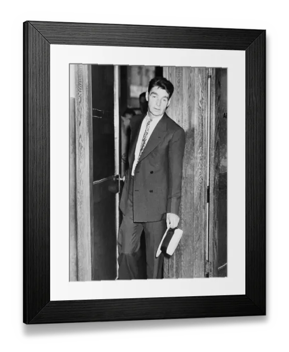 Framed Print : Owney Madden Leaving District Attorney's Office Framed Print : Owney Madden Leaving District Attorney's Office