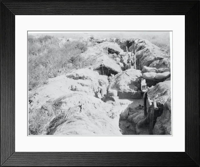 Framed Print : Fortified Trenches of Bolivian Army Framed Print : Fortified Trenches of Bolivian Army