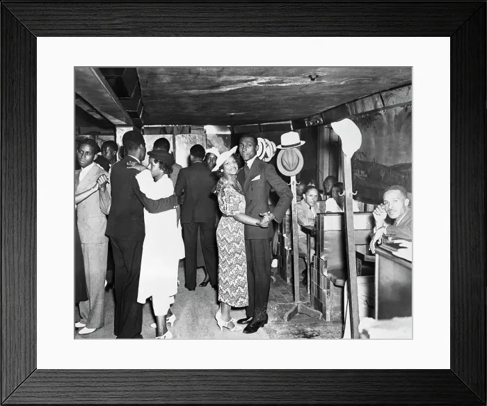 Framed Print : Couples Dancing in a Harlem Nightclub Framed Print : Couples Dancing in a Harlem Nightclub