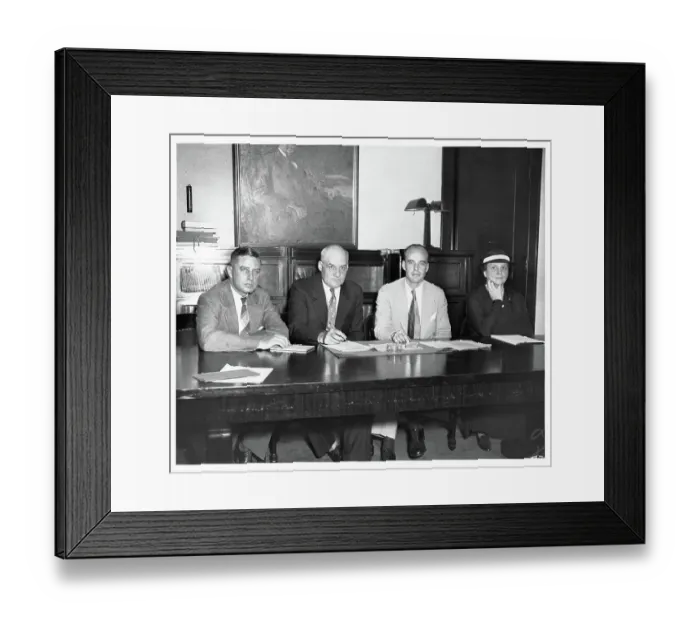 Framed Print : First Meeting of National Labor Relations Board Framed Print : First Meeting of National Labor Relations Board