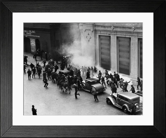 Framed Print : San Francisco Riots Framed Print : San Francisco Riots