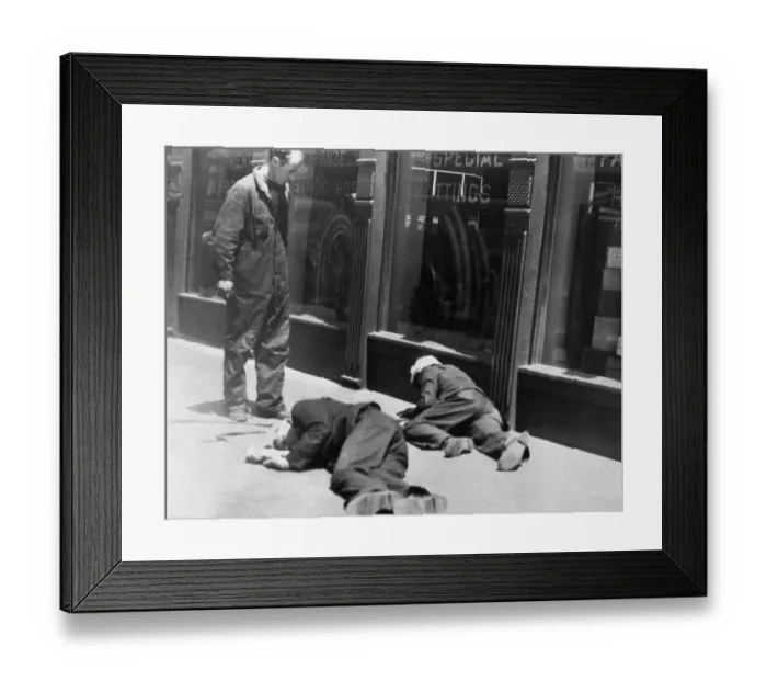 Framed Print : San Francisco Riots Framed Print : San Francisco Riots
