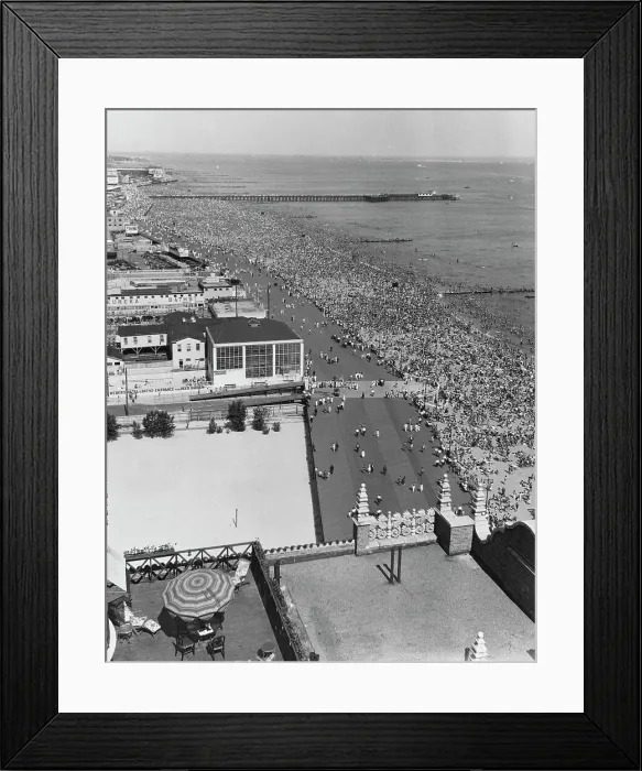 Framed Print : Coney Island on July 4 Framed Print : Coney Island on July 4
