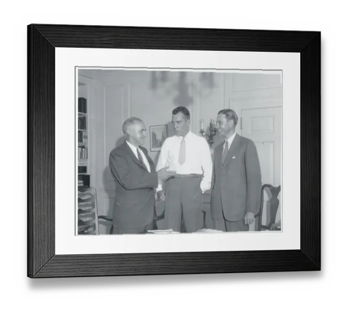 Framed Print : Mrs. Carnegie Jr. Holding Hands with Son Framed Print : Mrs. Carnegie Jr. Holding Hands with Son