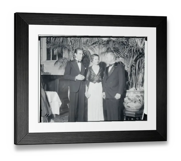 Framed Print : Cecil B. Demille and Friends Attending a Charity Ball Framed Print : Cecil B. Demille and Friends Attending a Charity Ball