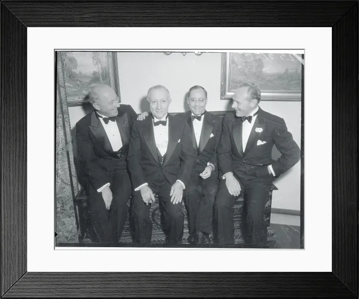 Framed Print : Cecil B. DeMille with Hollywood Friends Framed Print : Cecil B. DeMille with Hollywood Friends