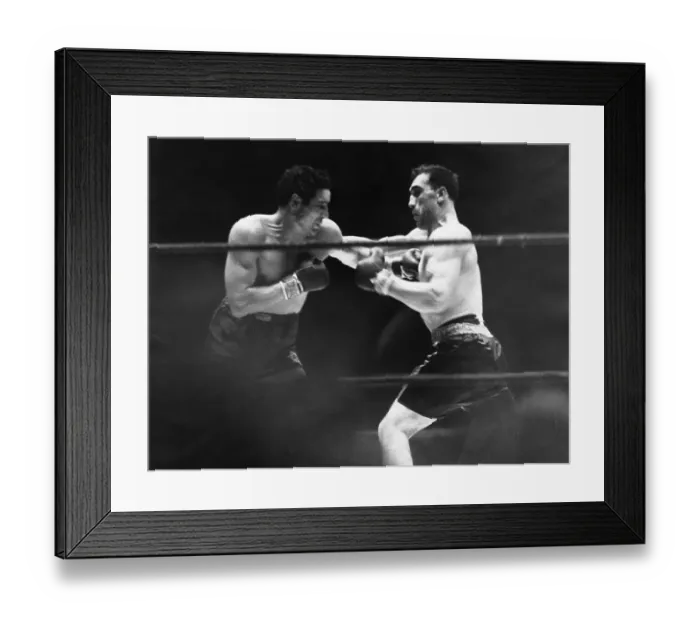 Framed Print : Bout Between Primo Carnera and Max Baer Framed Print : Bout Between Primo Carnera and Max Baer