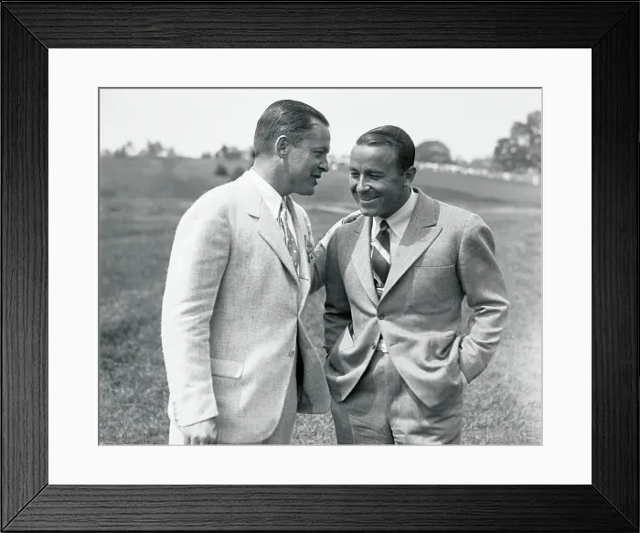 Framed Print : Bobby Jones and Gene Sarazen Framed Print : Bobby Jones and Gene Sarazen