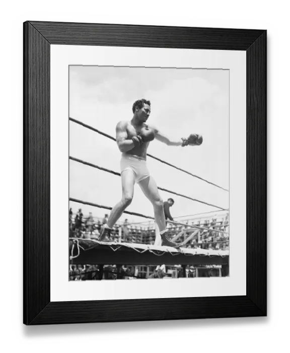Framed Print : Max Baer Shown in Fighting Pose Framed Print : Max Baer Shown in Fighting Pose