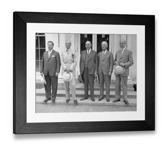 Framed Print : Auto Industry Executives Framed Print : Auto Industry Executives