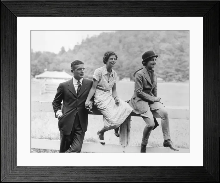 Framed Print : Spectators At Tuxedo Horse Show Framed Print : Spectators At Tuxedo Horse Show