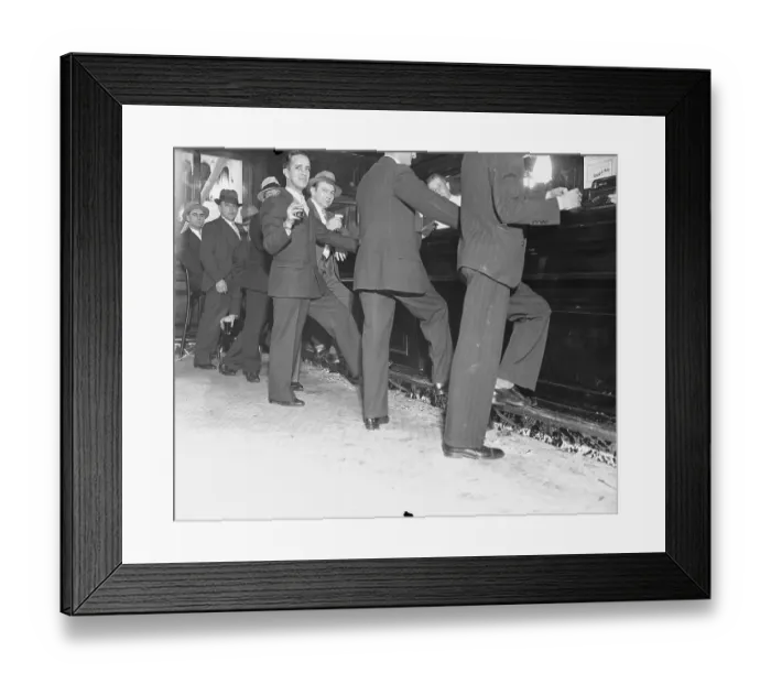 Framed Print : Men Awaiting the End of Prohibition Framed Print : Men Awaiting the End of Prohibition