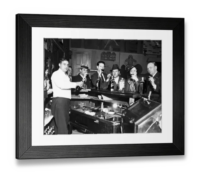 Framed Print : People Drinking At The Bar Framed Print : People Drinking At The Bar