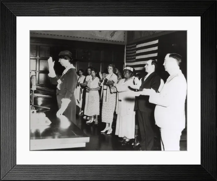 Framed Print : First Lady Speaks At Negro Education Conference Framed Print : First Lady Speaks At Negro Education Conference
