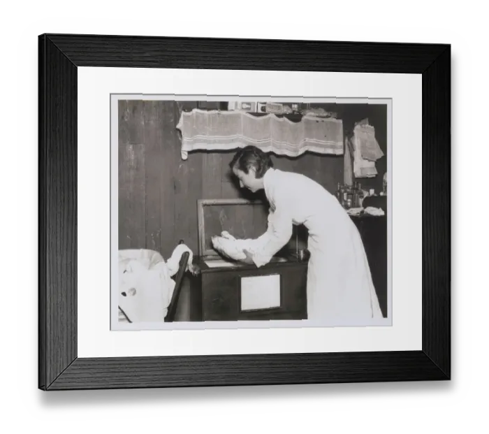 Framed Print : Nurse Aiding in Quintuplets Fight for Life Framed Print : Nurse Aiding in Quintuplets Fight for Life