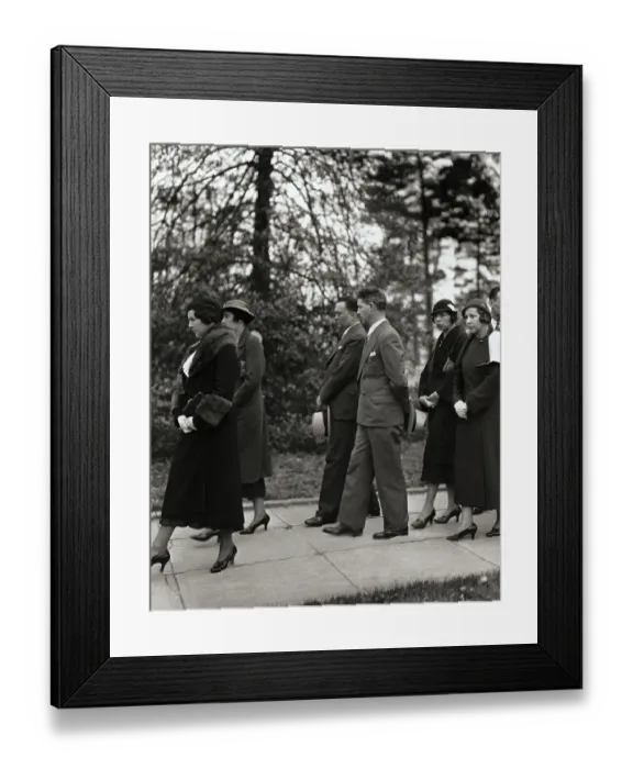 Framed Print : J. Edgar Hoover and Lee Pennington Attending Funeral Framed Print : J. Edgar Hoover and Lee Pennington Attending Funeral