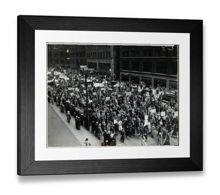 Framed Print : Teachers March in Protest of Lack of Pay Framed Print : Teachers March in Protest of Lack of Pay