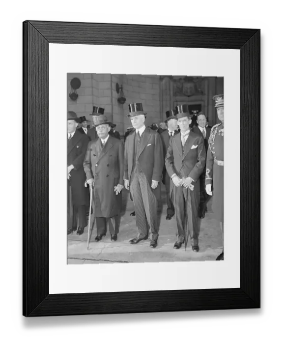 Framed Print : President Stenio Vincent Arrives In U.S Framed Print : President Stenio Vincent Arrives In U.S