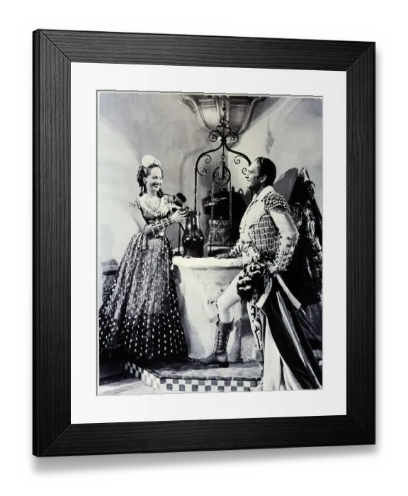 Framed Print : Douglas Fairbanks and Merle Oberon in The Private Life of Don Juan Framed Print : Douglas Fairbanks and Merle Oberon in The Private Life of Don Juan