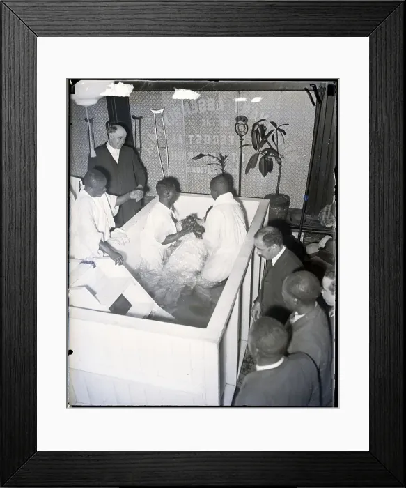 Framed Print : Baptism Ceremony Framed Print : Baptism Ceremony