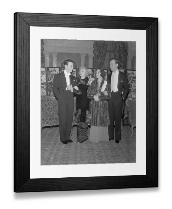 Framed Print : Portrait of Stars at Dominoes Birthday Party Framed Print : Portrait of Stars at Dominoes Birthday Party