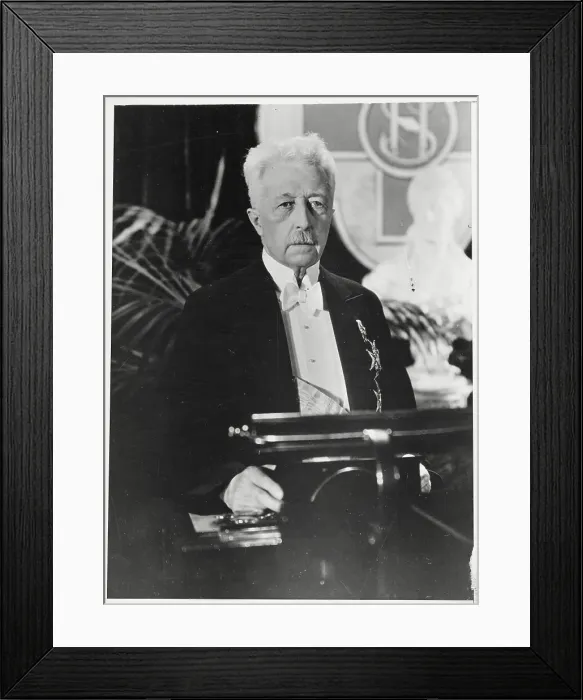 Framed Print : Prince Eugen at Typewriter Framed Print : Prince Eugen at Typewriter