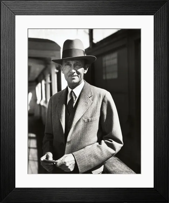 Framed Print : Portrait of Dr. William Beebe Framed Print : Portrait of Dr. William Beebe