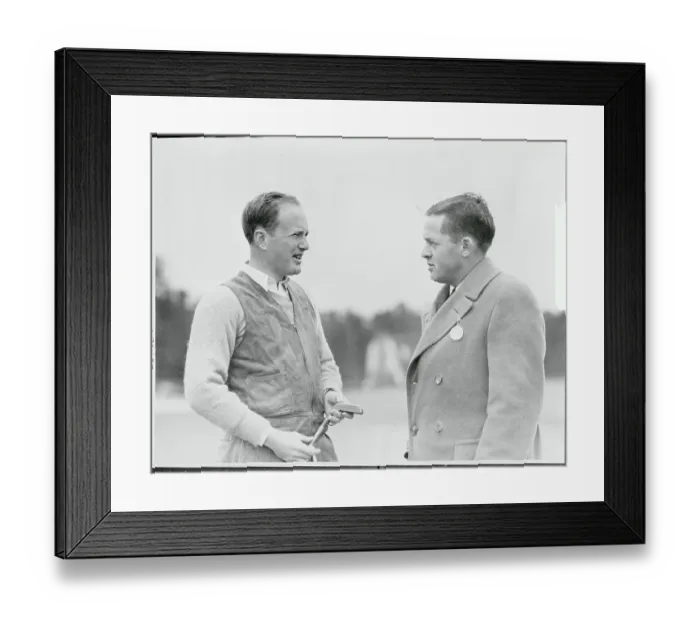 Framed Print : George Dunlap Jr. Talking with Bobby Jones Framed Print : George Dunlap Jr. Talking with Bobby Jones